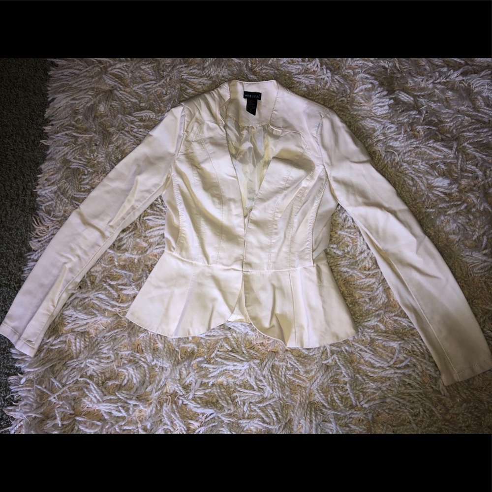 Faux leather jacket